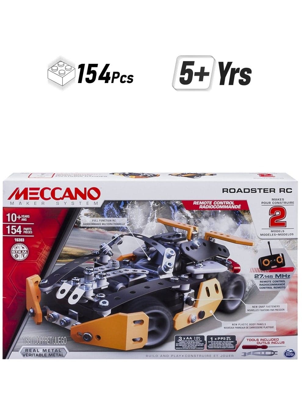 154-Piece Roadster Remote Controlled Kit 154