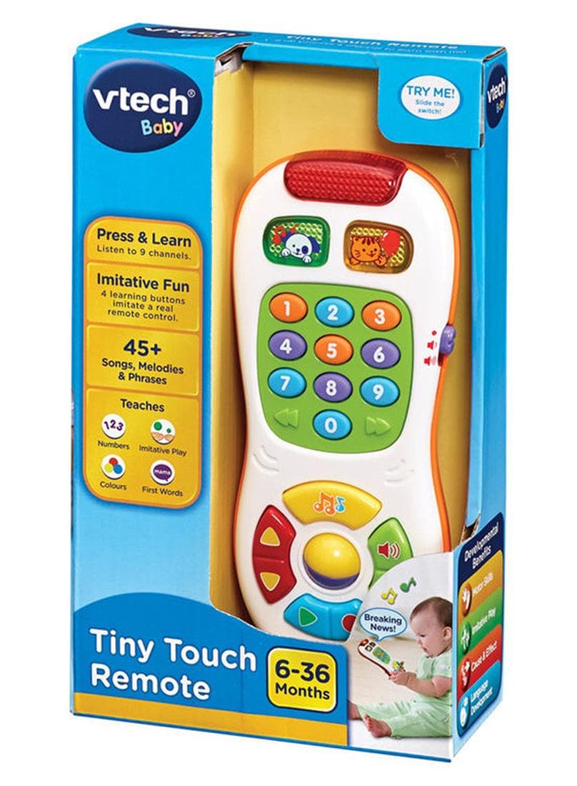 Tiny Touch Remote Toy- 4 Learning Button And 45+ Songs, Melodies And Phrases 150303
