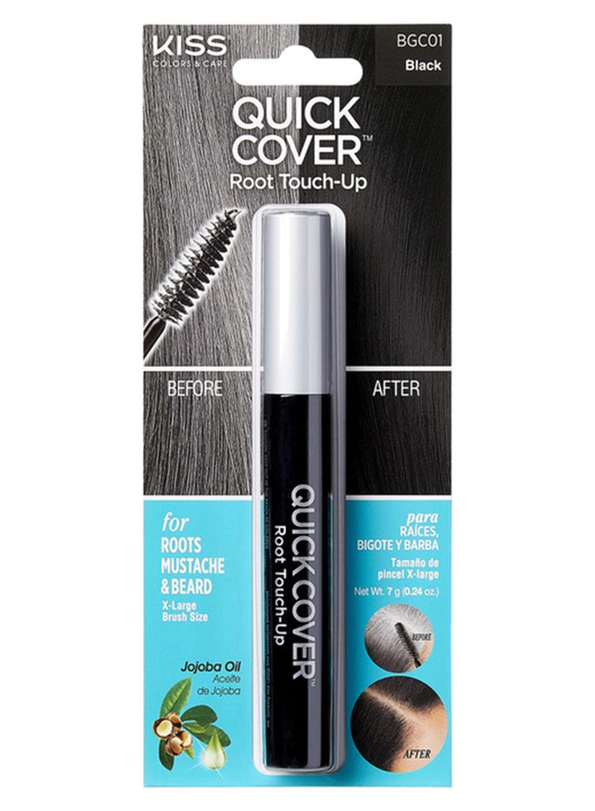 Quick Cover Brush-In Gray Hair Touch Up Black 7 gNone