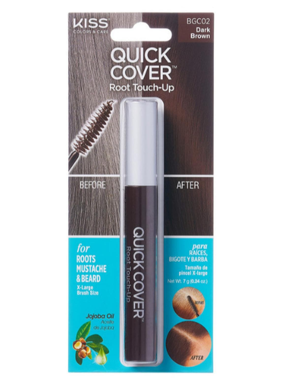 Quick Cover Brush-In Hair Touch Up Mascara Dark Brown