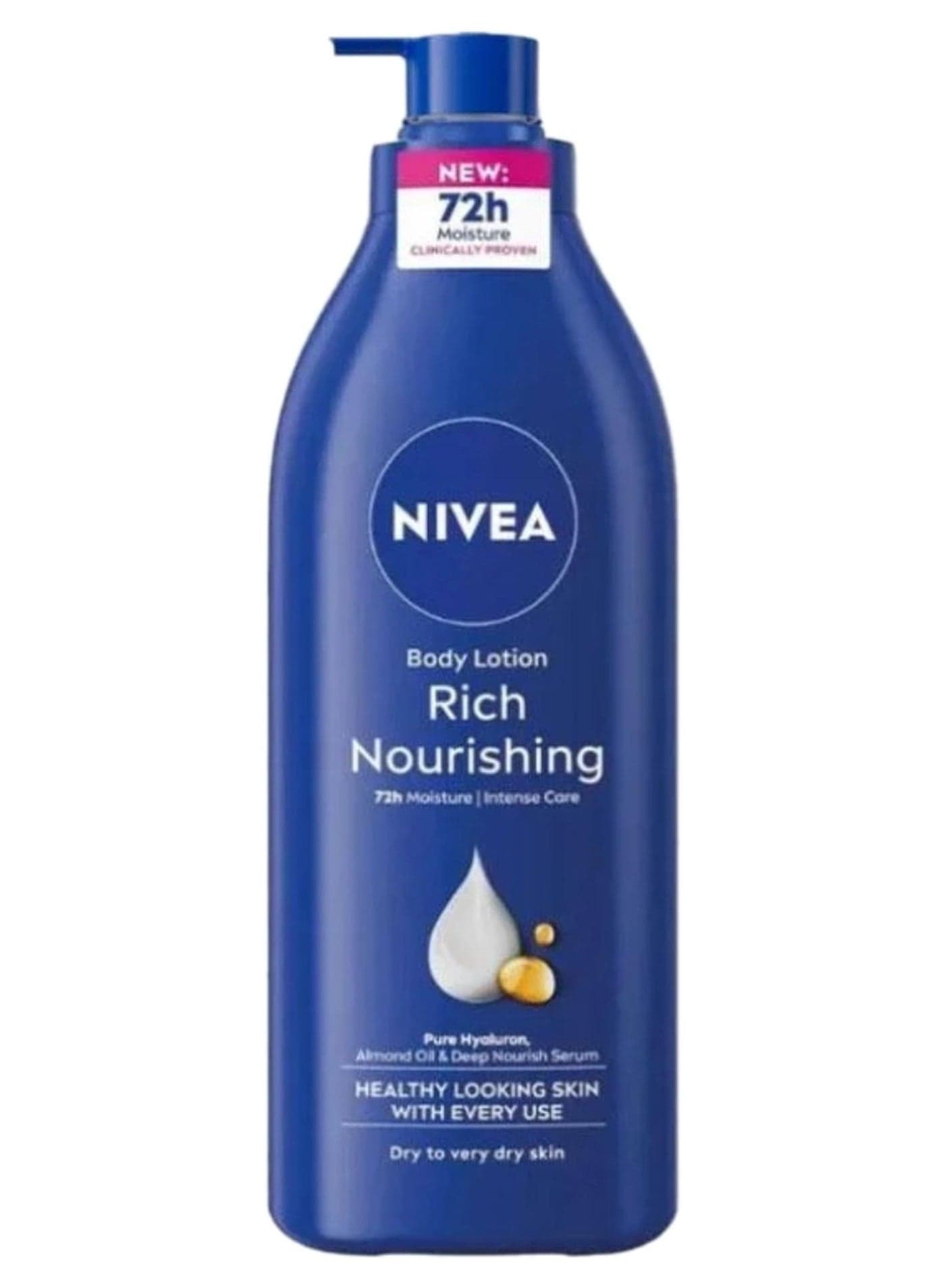 72h Intense Moisture Rich Nourishing Body Lotion For Dry Skin 400ml