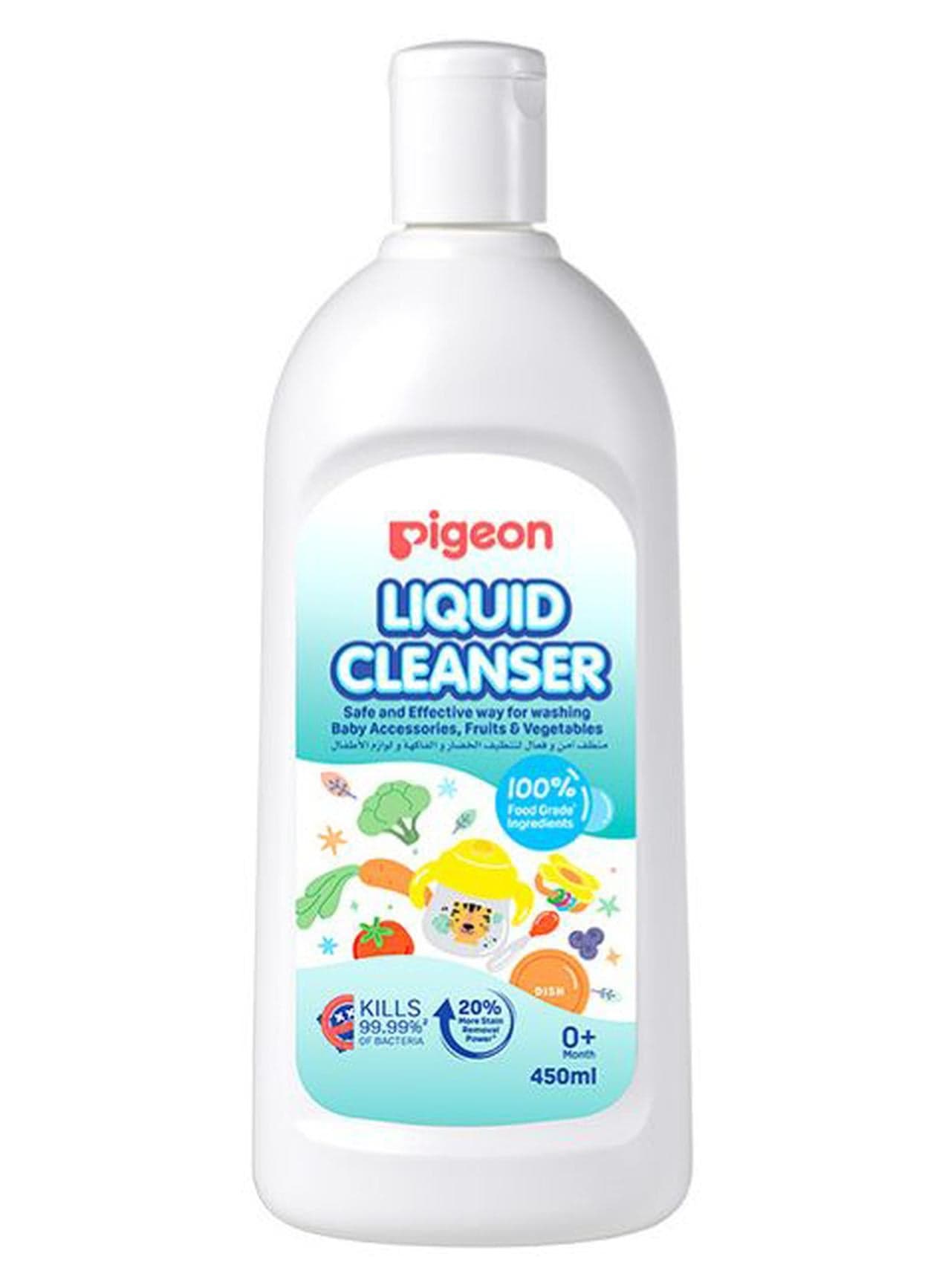 Liquid Cleanser For Baby Accessories, Fruits And Vegetables 450 ML, 0 Months +