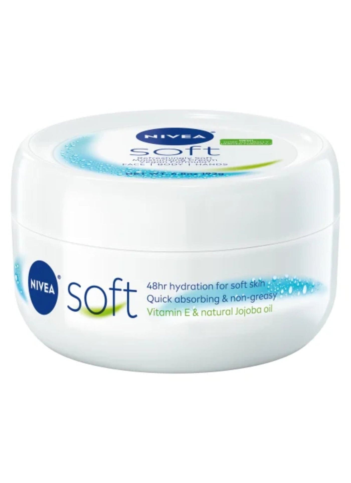 Soft Refreshingly Moisturizing Cream With Vegan Formula For Face Body And Hand 200ml