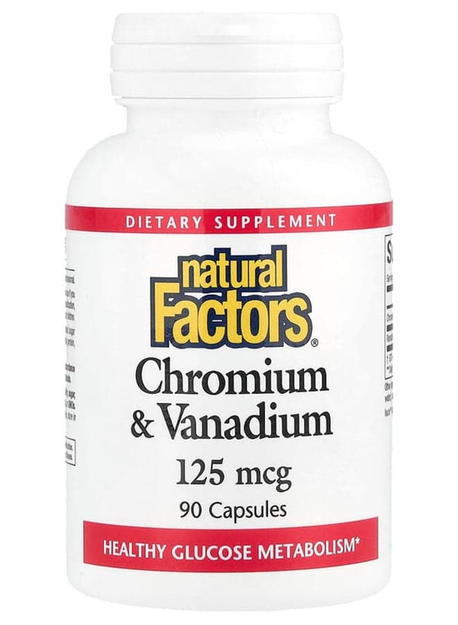 Chromium And Vanadium 90 Capsules