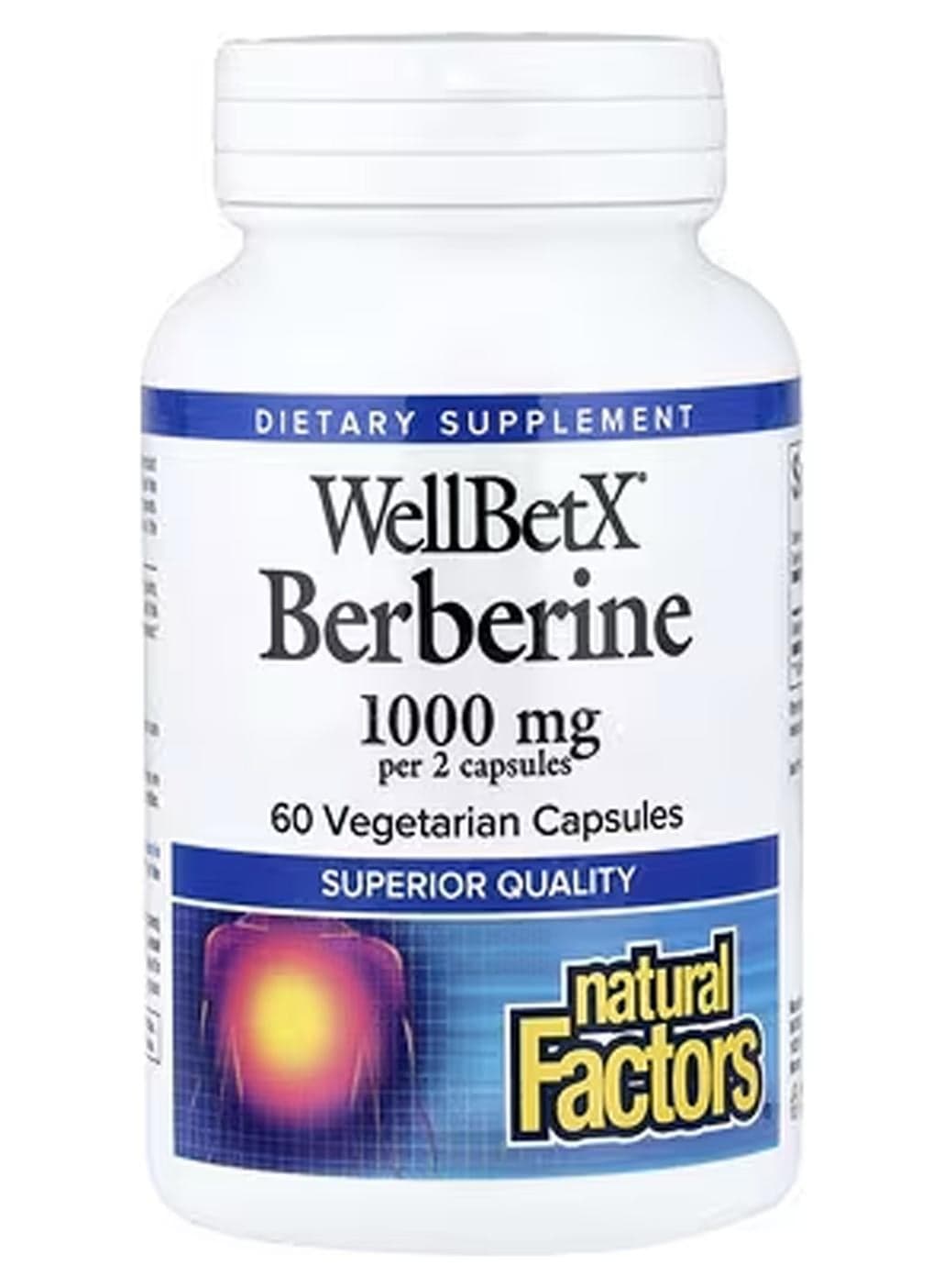 WellBetX Berberine 60 Vegetarian Capsules