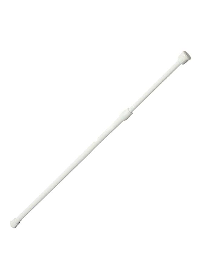 Extendable Window Shower Hanging Curtain Rod White 70-120cm