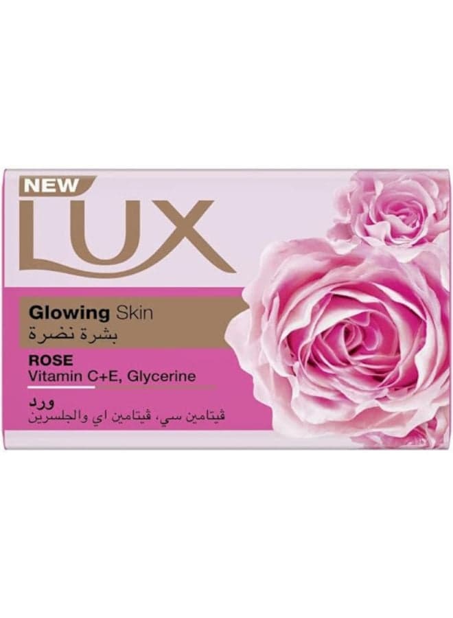 Bar Soap For Glowing Skin, Rose, With Vitamin C, E, And Glycerine 120grams