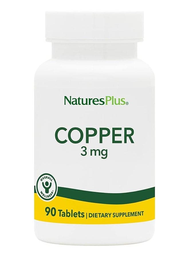 Natures Plus - Copper 3 Mg. 90 Tablets