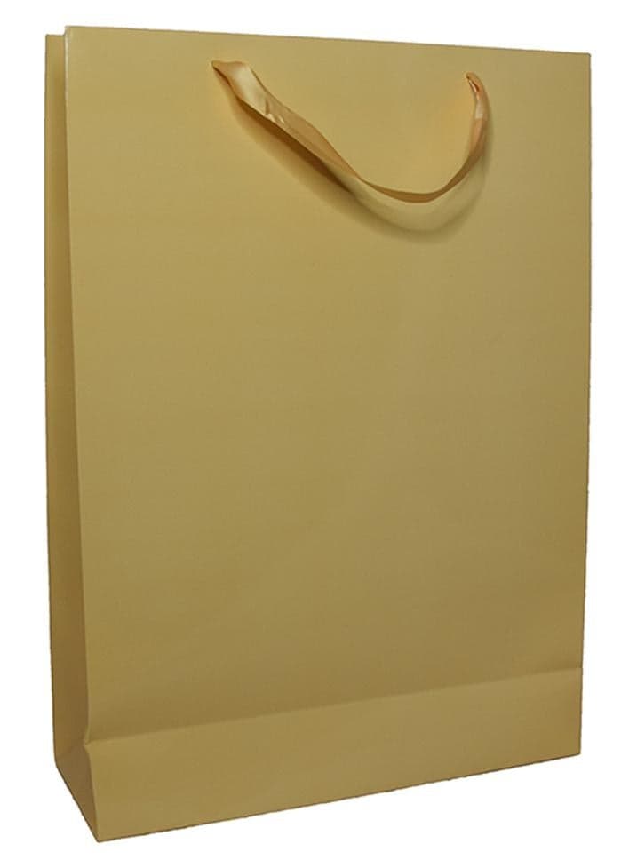 Party Gift Bag L Beige