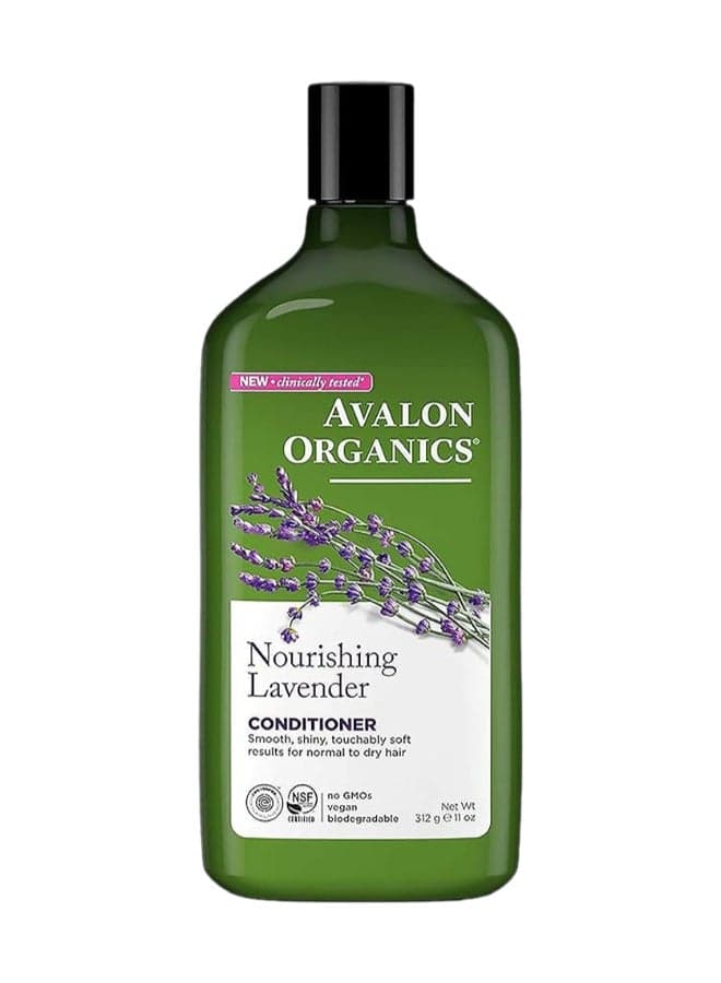 Avalon Organics Nourishing Lavender Conditioner, Infused With Natural Fragrance, Hydrating Hair Care Lavender 312grams