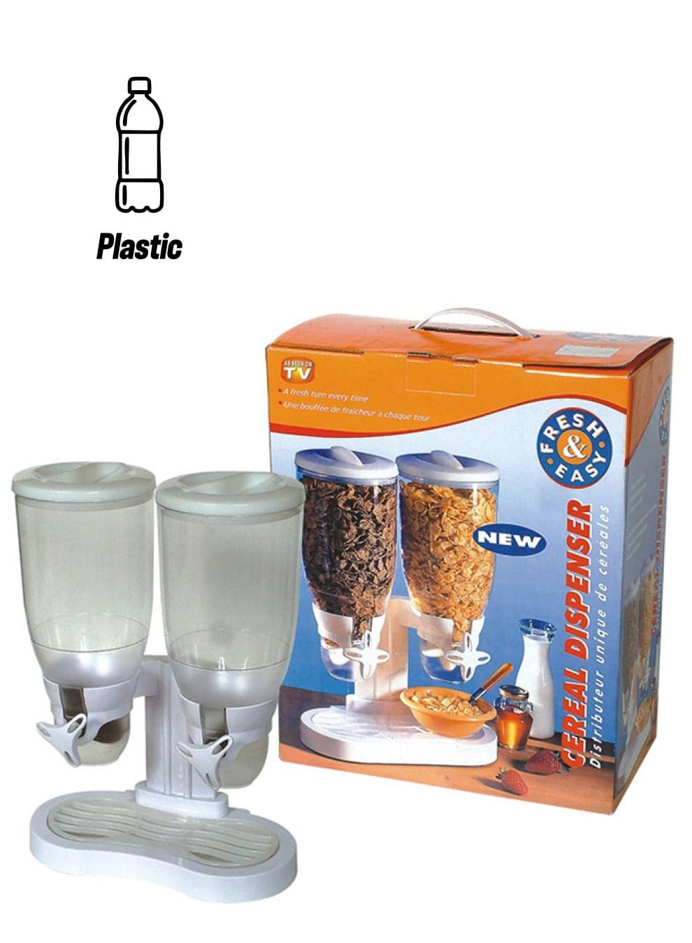 Cornflakes Dispenser White