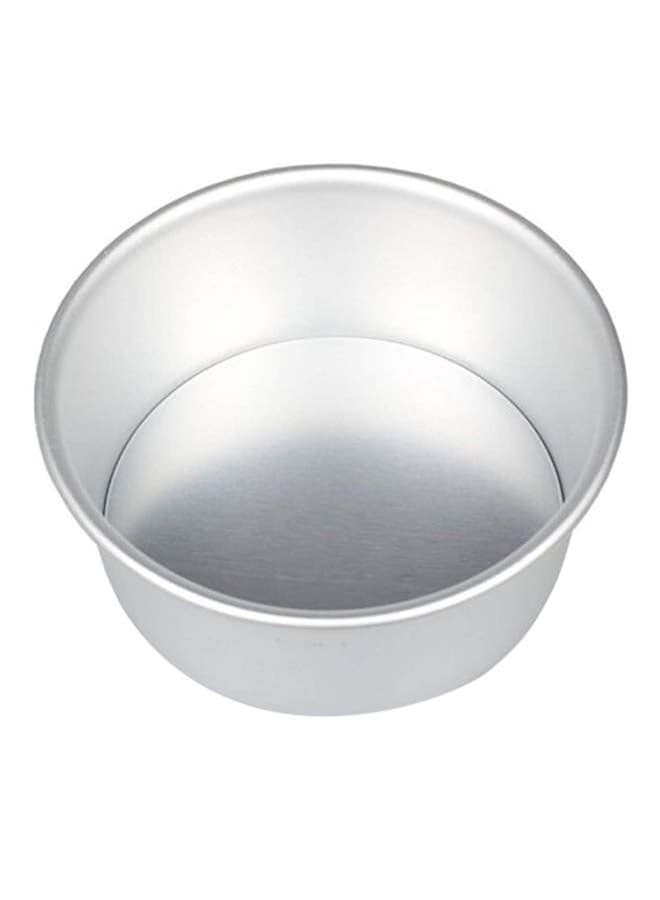 Round Removable Bottom Cheesecake Pan Silver 8inch
