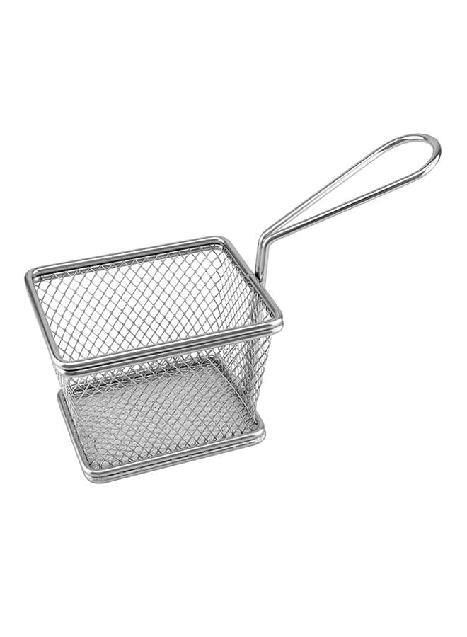 Stainless Steel Fry Basket Stainless Steel 8x10x7.5cm