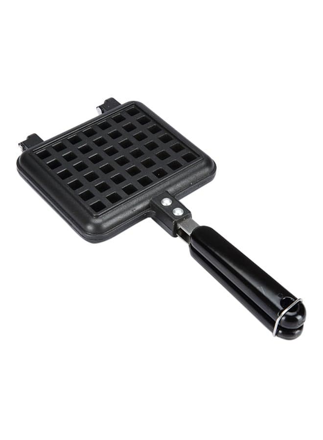 Non-Stick Waffle Maker Black 30x14.5x2cm