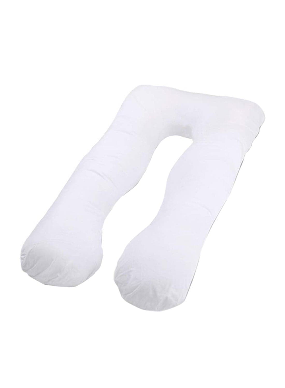 Premium U Shape Comfortable Pregnancy Pillow Polyester, 45x45cm - White Polyester White 45x45cm