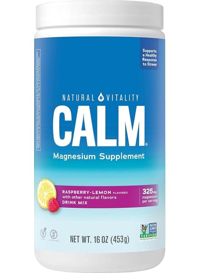Raspberry Lemon Natural Calm Diet Supplement 16 Oz