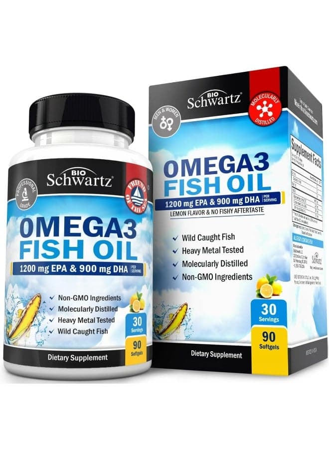 Omega 3 Fish Oil EPA 90 Softgels