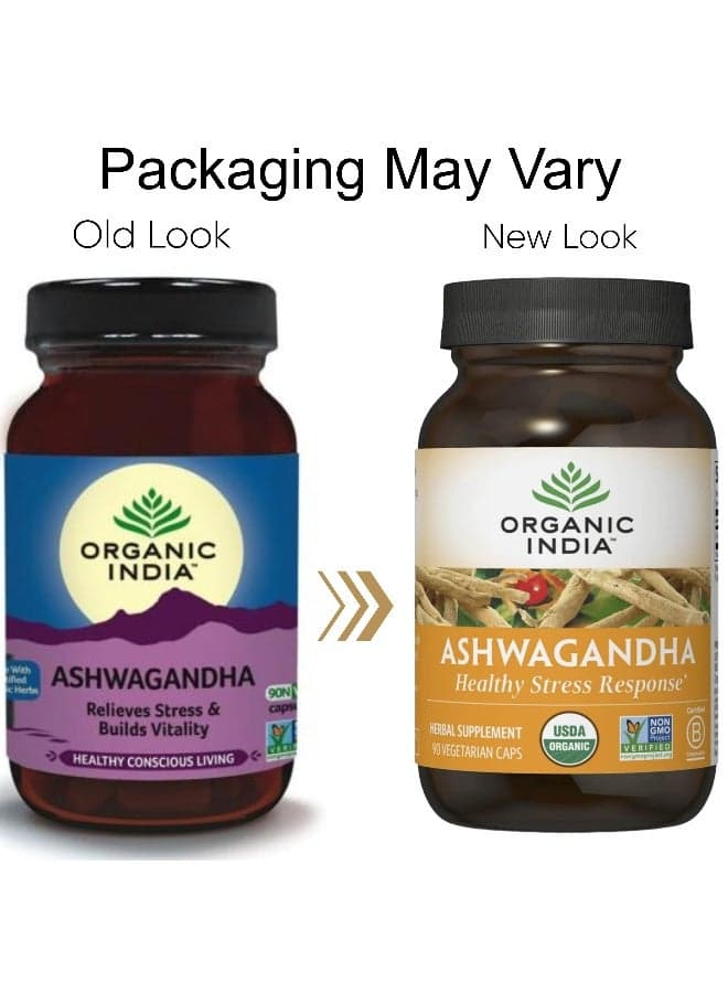 Ashwagandha Healthy Stress Response* 90 Vegetarian Caps Packaging May Vary