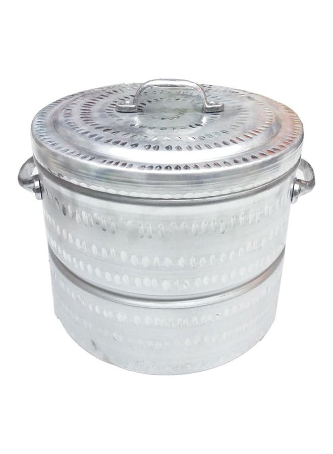 Mandi Biryani Cooking Pot Silver 16inch