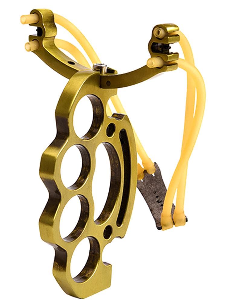 Metal Handle High-Power Slingshot Catapult – For Outdoor Recreation & Target Practice
