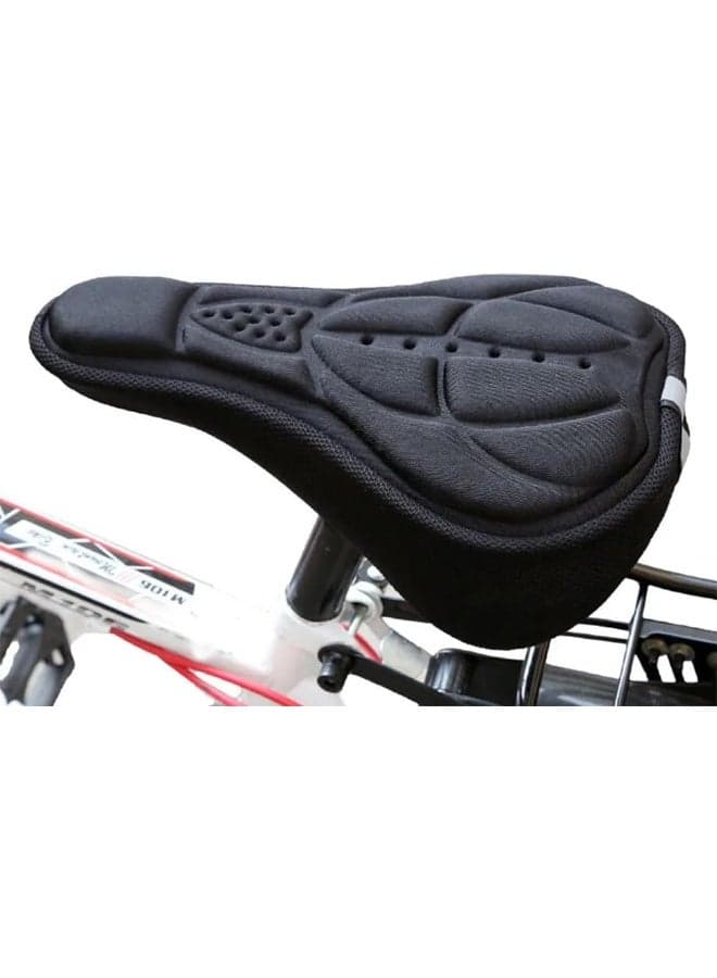 3D Gel Silicone Bike Saddle Cushion – Comfortable Cycling Seat Cover