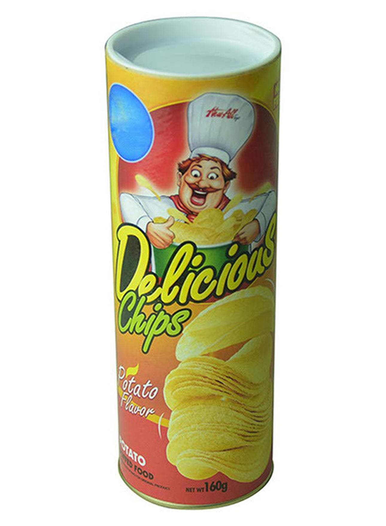 Classic Prank Potato Chip Snake Toy Gift Realistic Can Durable Sturdy 21.5x7.5cm