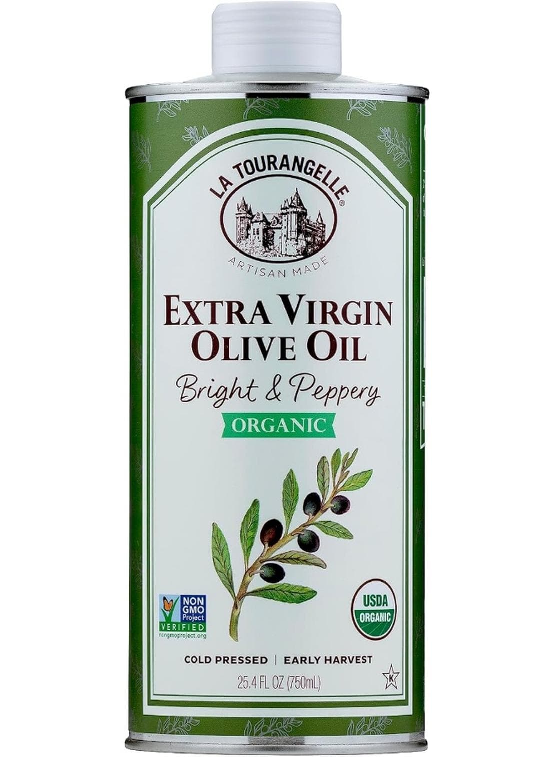 Organic Extra Virgin Olive Oil Bright & Peppery 750 Ml Packaging May Vary
