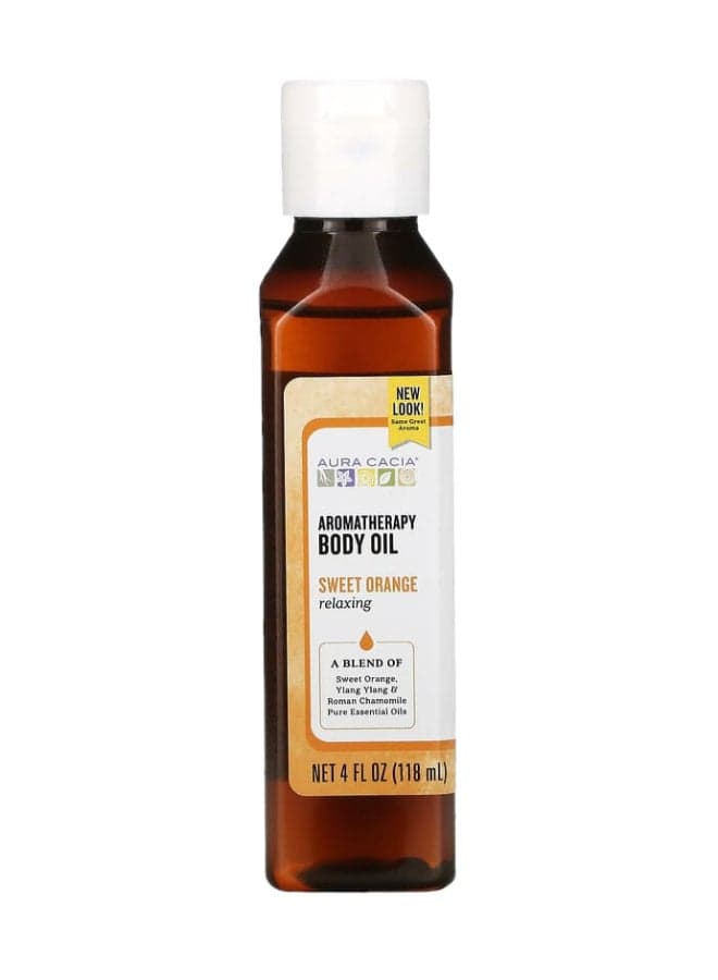 Relaxing Sweet Orange Aromatherapy Body Oil 118ml