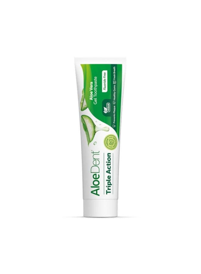 Triple Action Aloe Vera ToothPaste, 100ml white