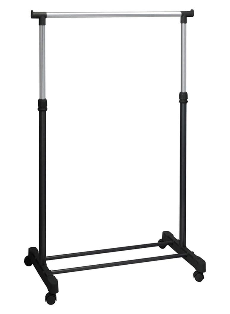 Multipurpose Garment Rack Silver/Black Medium