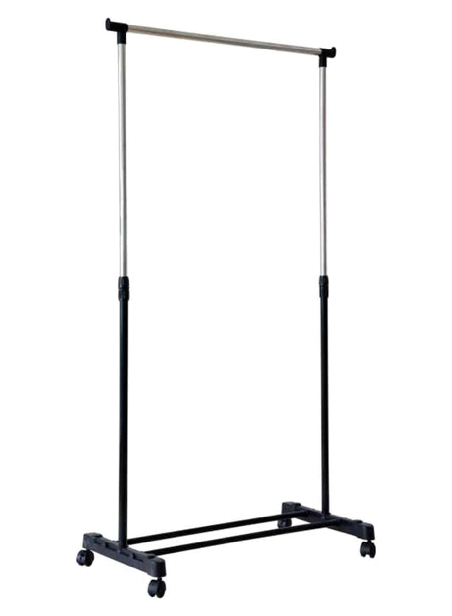 Single Garment Rack Black/Silver Medium