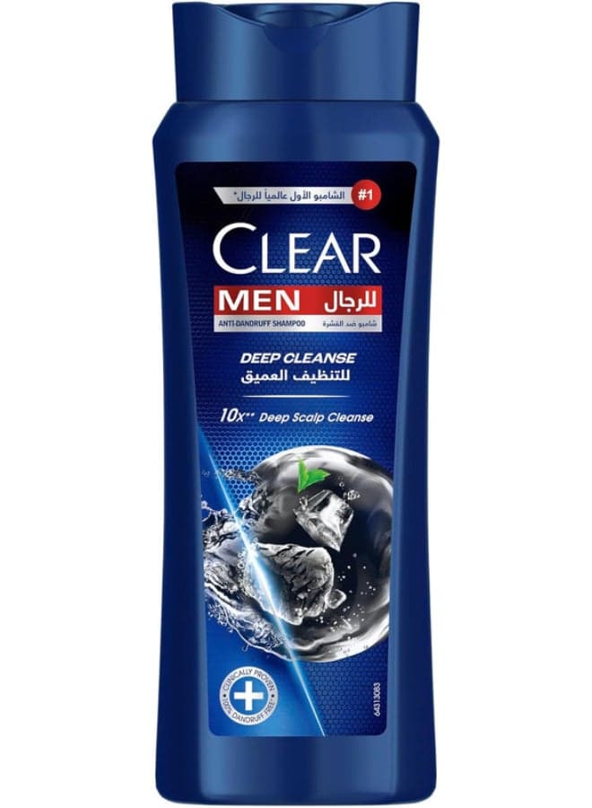 CLEAR Shampoo for men, anti dandruff shampoo, Deep Cleanse, 10x** deep scalp cleanse, 600 ml