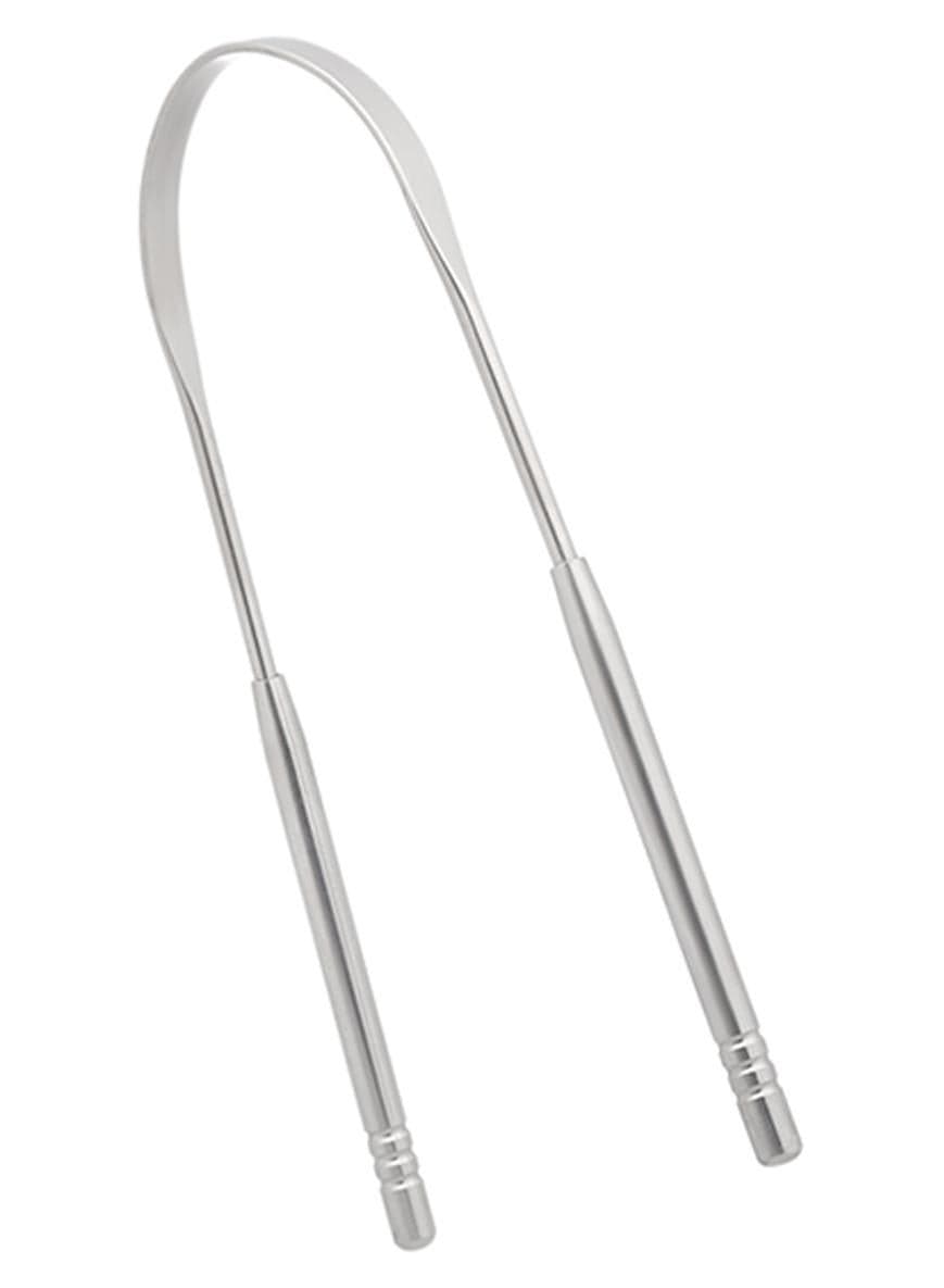Tongue Toothbrush Dental Oral Hygiene Care Tool Silver 0.028kg