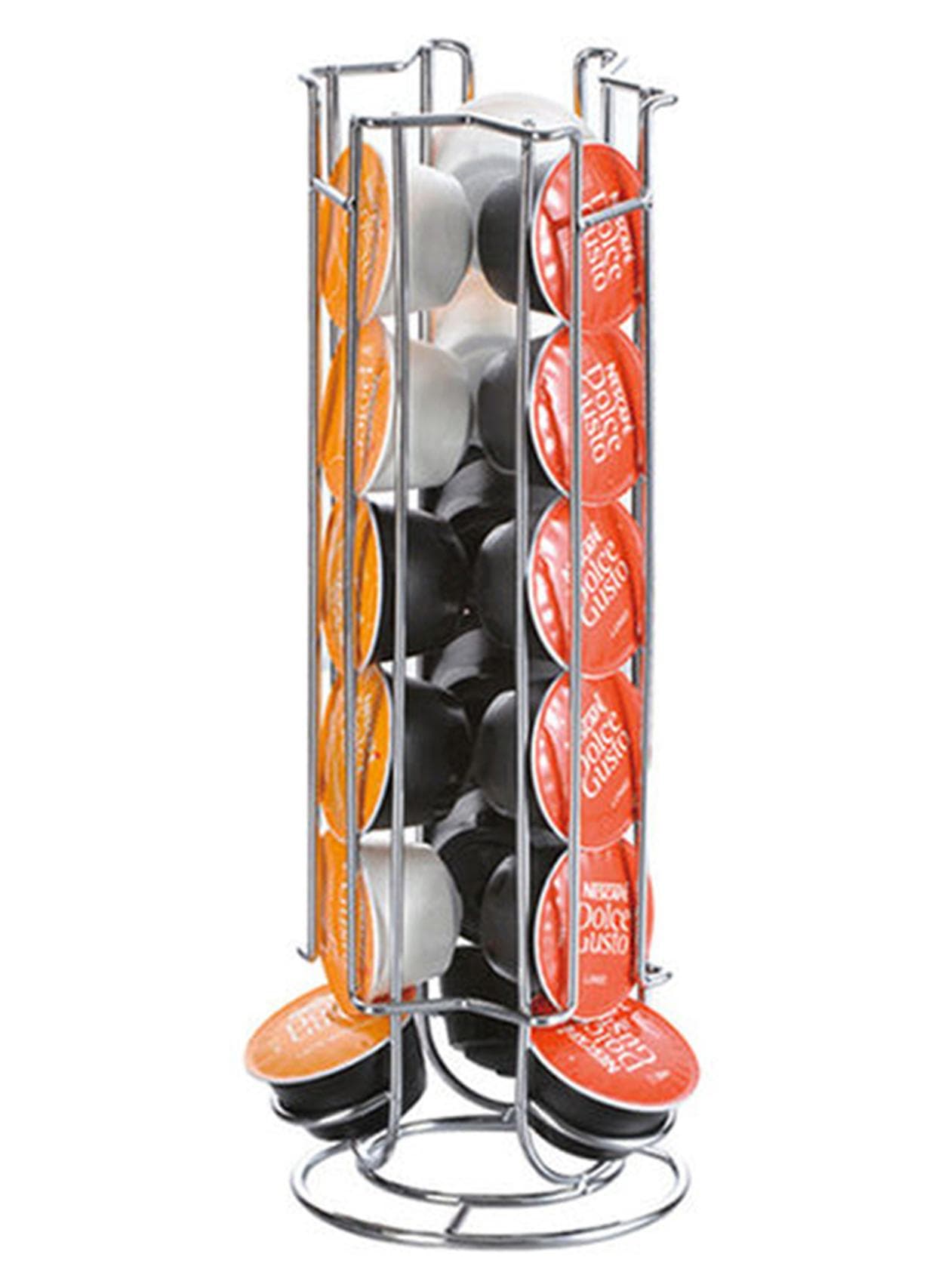 Coffee Metal Storage Rack Silver 0.4kg