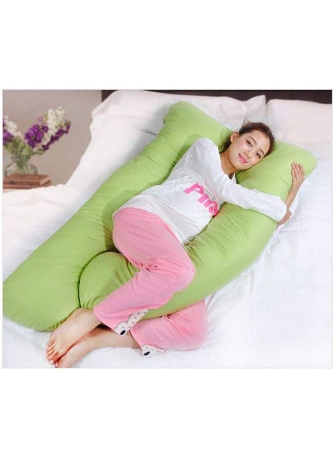 Cotton Maternity Pillow Cotton Green 120x80cm