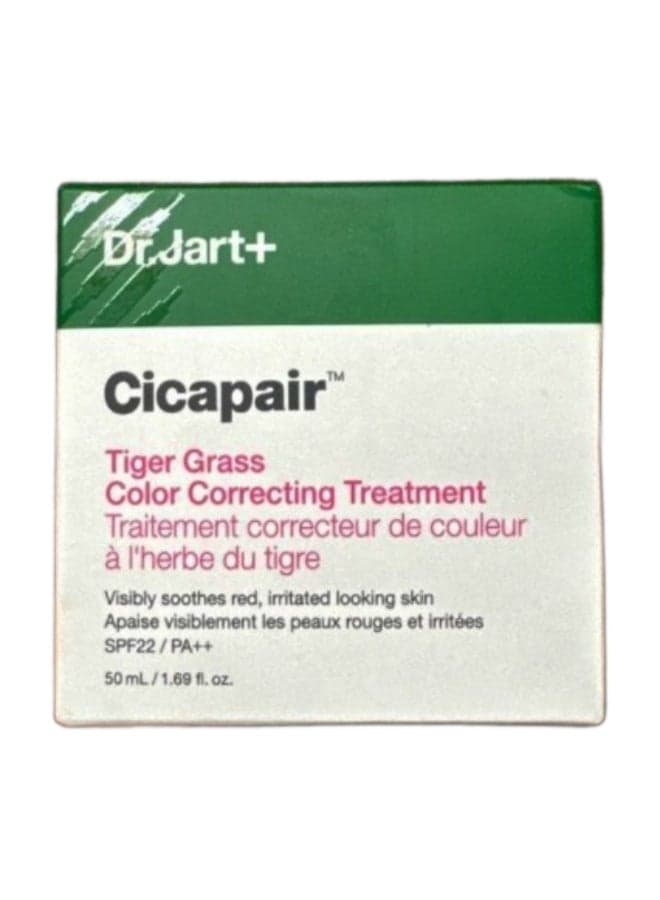 Cicapair Tiger Grass Color Correcting Treatment Spf 22, 50Ml Packaging May Vary Green