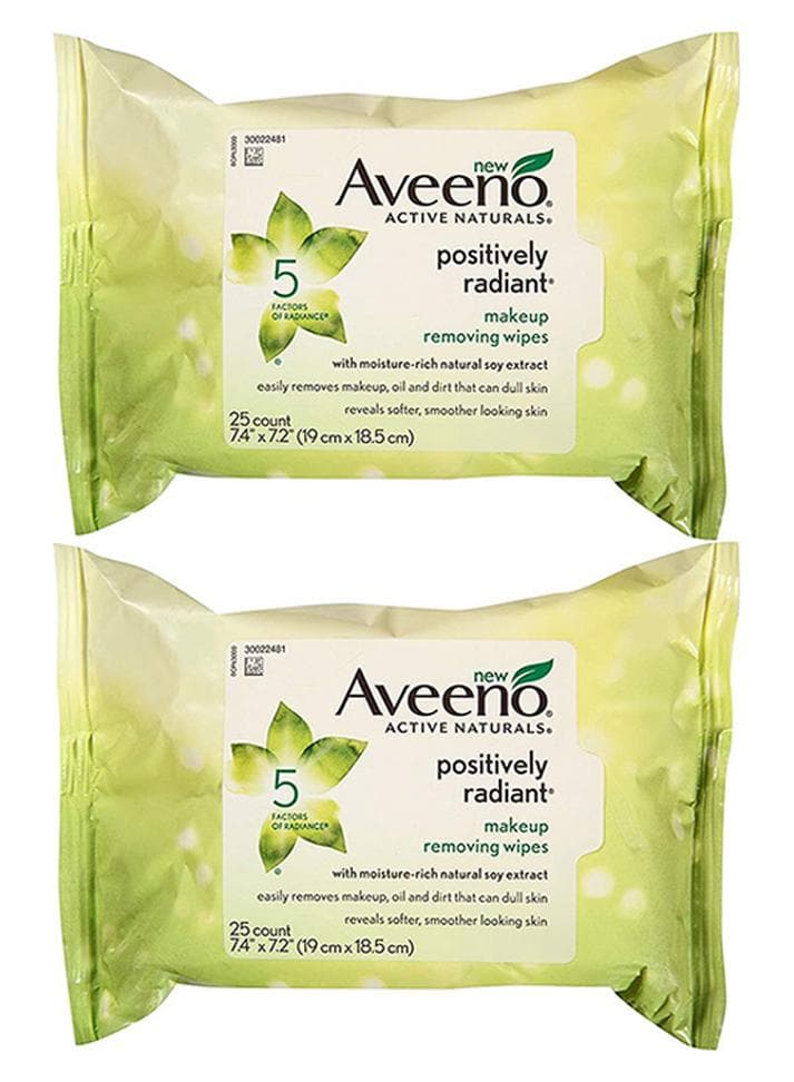 Positively Radiant Makeup Removing Wipes 25 Count (Pack Of 2)