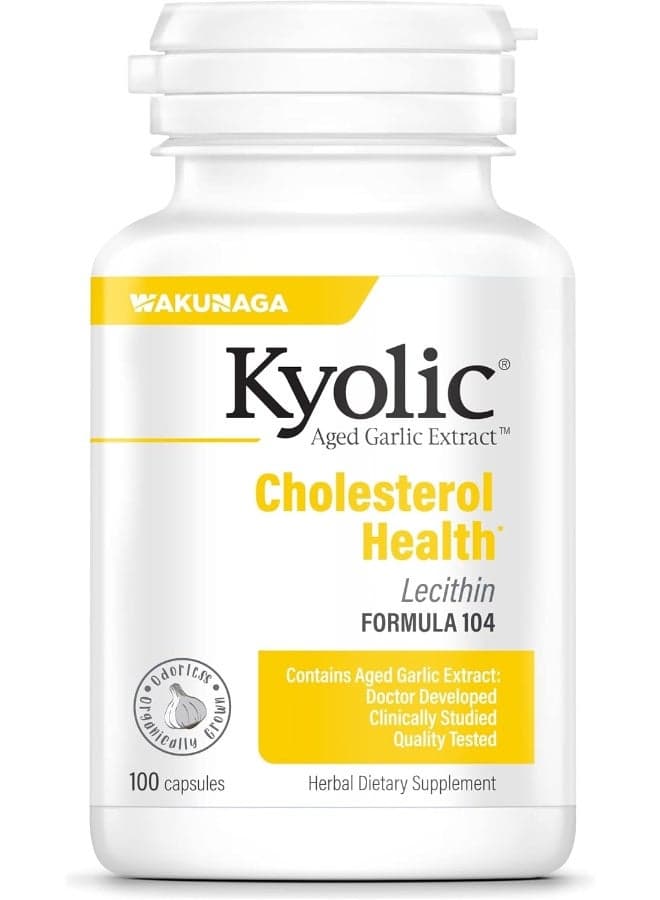 Kyolic Aged Garlic Extract™ Cholesterol Health 100 Capsules Packaging May Vary