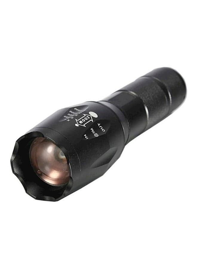 Led Flashlight Torch Black 167 / 145 (L) x 38 (HD) x 32 (TD)mm