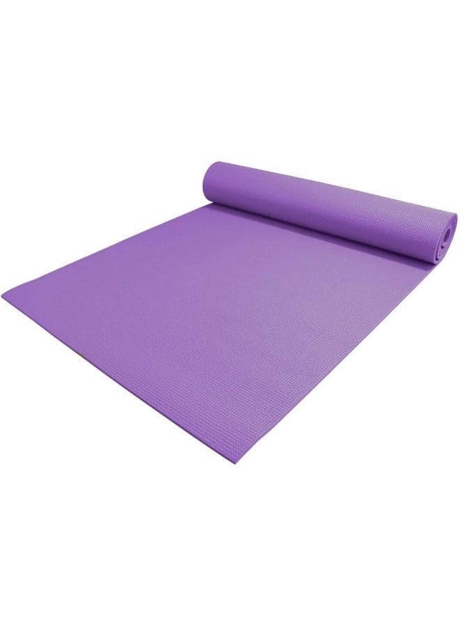 6mm Thick Yoga Mat Durable Non-Slip - Purple