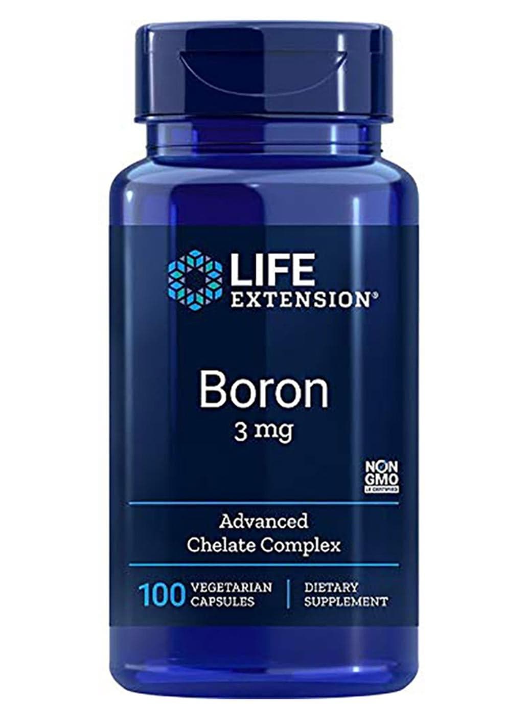 100 Pcs Vegetarian Boron, 3 mg Capsules