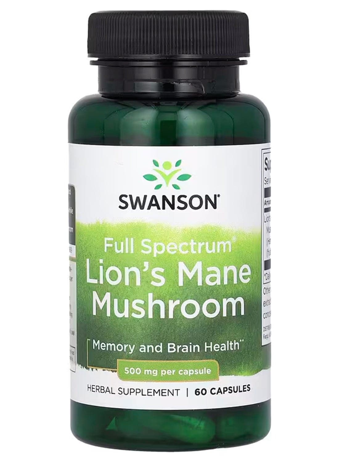 Lion's Mane Mushroom Memory Support - 60 Capsules