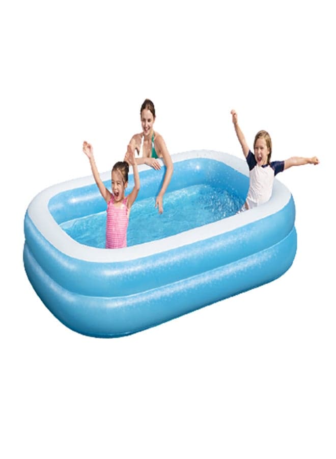 Bestway Blue Rectangular Family Pool 26-54006 262x175x51cm 262x175x51cm