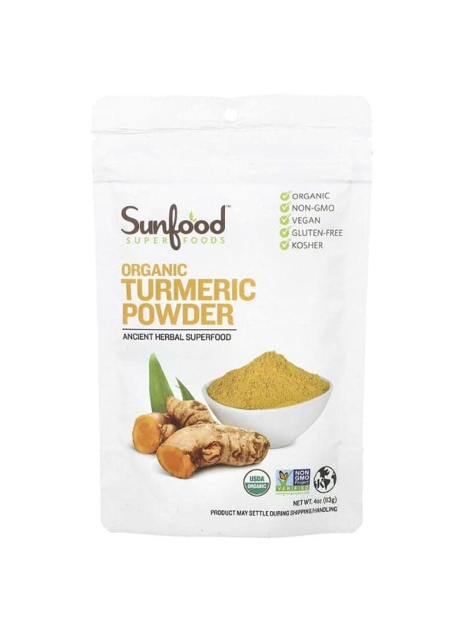 Sunfood, Organic Turmeric Powder, 4 oz (113 g)
