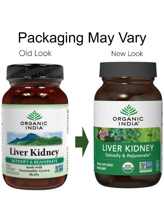 Liver Kidney Detoxify & Rejuvenate* 90 VegCaps Packaging May Vary