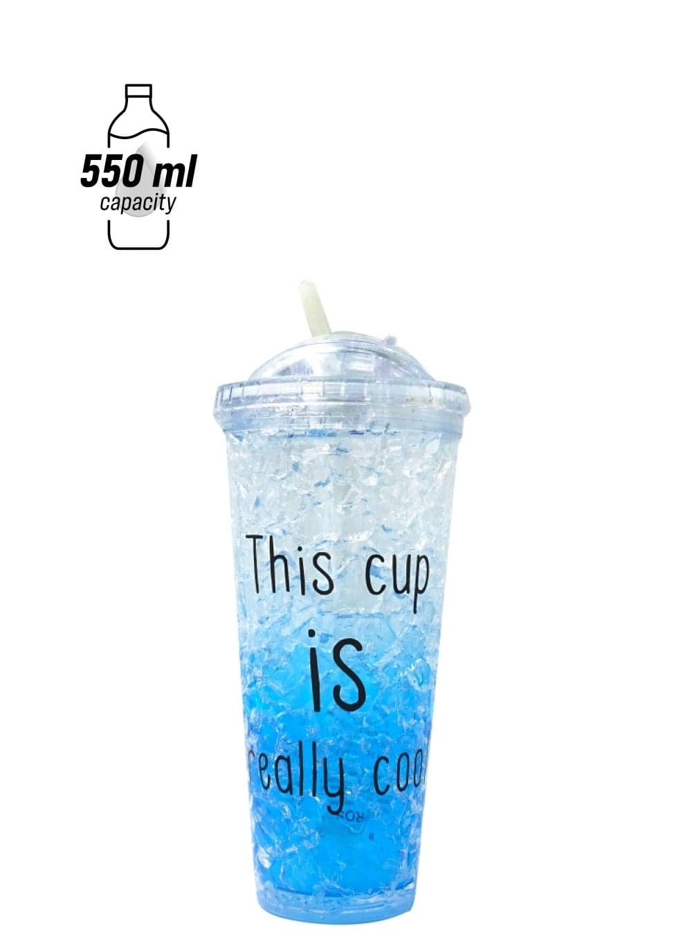 Slash Drinks Plastic Bottle White/Blue/Black