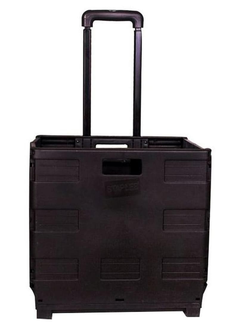 Foldable Trolley Cart Black