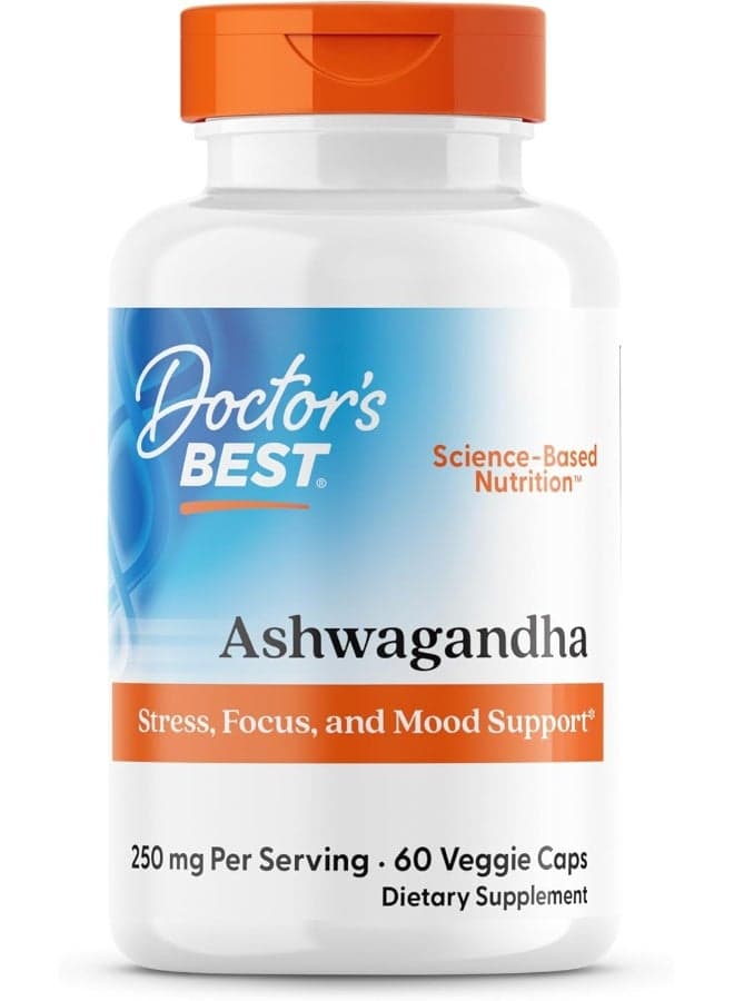 Ashwagandha 60 Veggie Caps Packaging May Vary