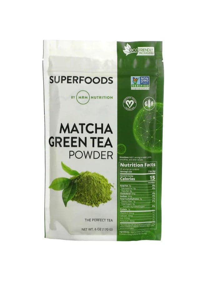 Raw Matcha Green Tea Powder 6 Oz 170 G