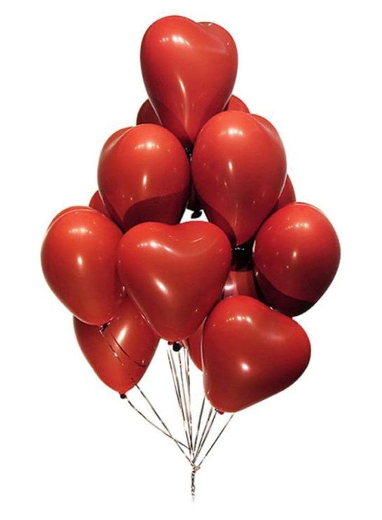 10-Piece Metallic Finish Latex Party Decoration Balloon Set For Celebrations